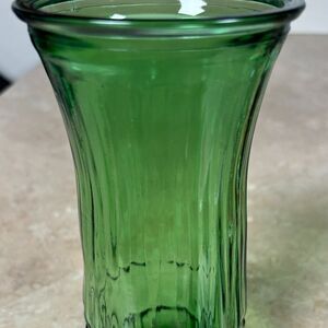 E.O. Brody Green Glass Vase